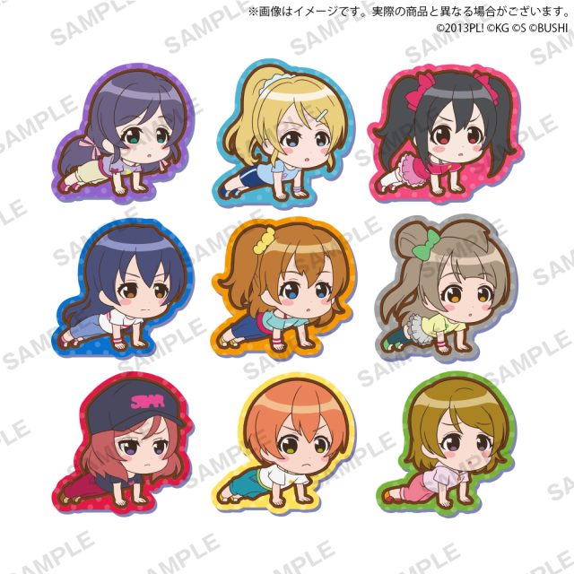 ラブライブ!スクールアイドルフェスティバル ALL STARS カプセルアクリルクリップ μ’s