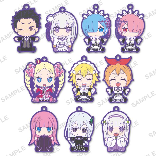 Re:ゼロから始める異世界生活 カプセルラバーストラップ むぎゅっとver.