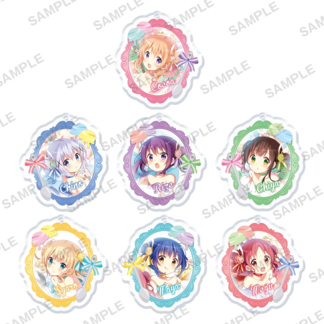 ご注文はうさぎですか? BLOOM カプセルアクリルストラップ