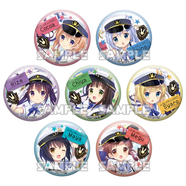 ご注文はうさぎですか?? カプセルカンバッジ