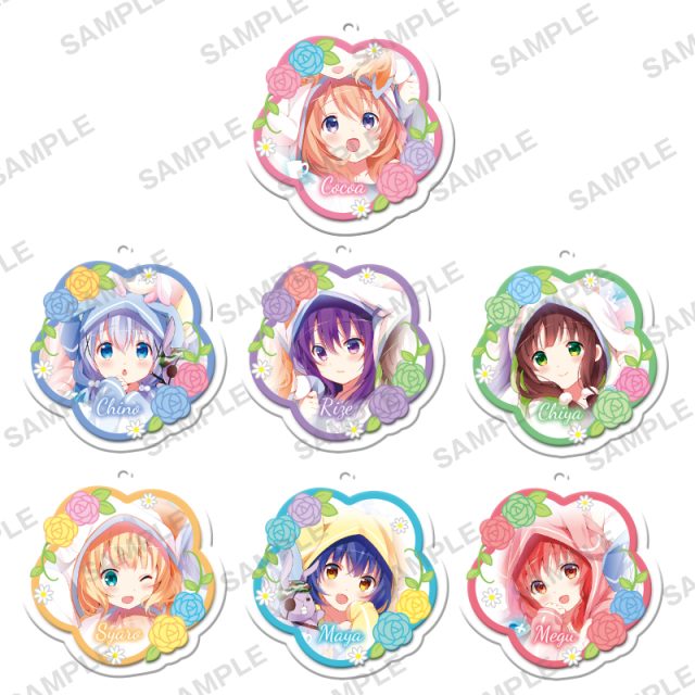 ご注文はうさぎですか? BLOOM カプセルアクリルストラップ vol.2