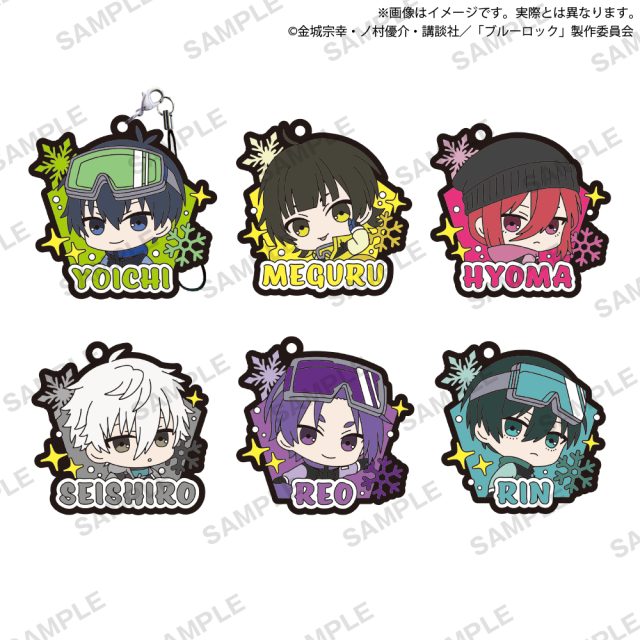 ブルーロック 　カプセルラバーストラップArt  スノーボードver.