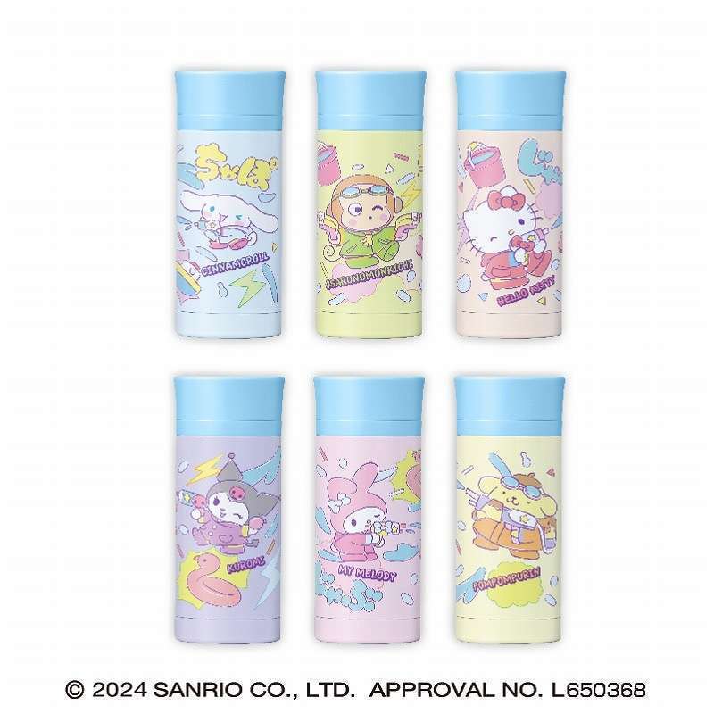 サンリオキャラクターズ スプラッシュパーティステンレスボトル
