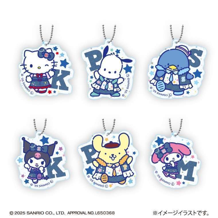 サンリオキャラクターズ デニムショータイムミニアクリルキーホルダー
