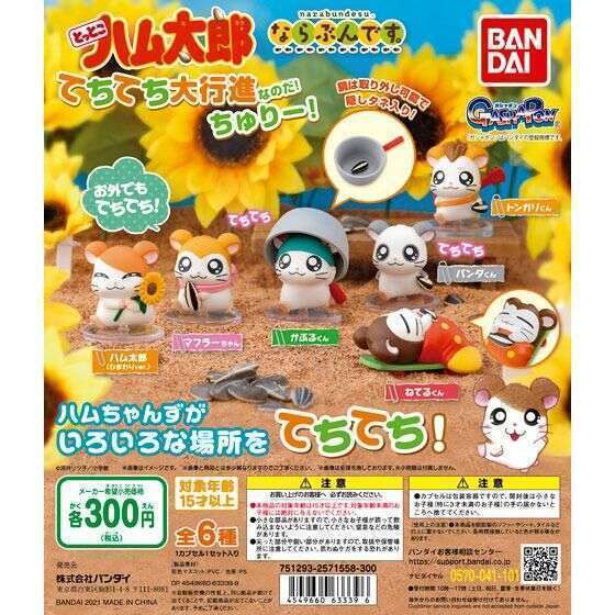 ならぶんです。 とっとこハム太郎 てちてち大行進なのだ!ちゅりー