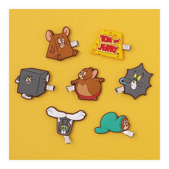 TOM and JERRY カプセルヘアクリップ