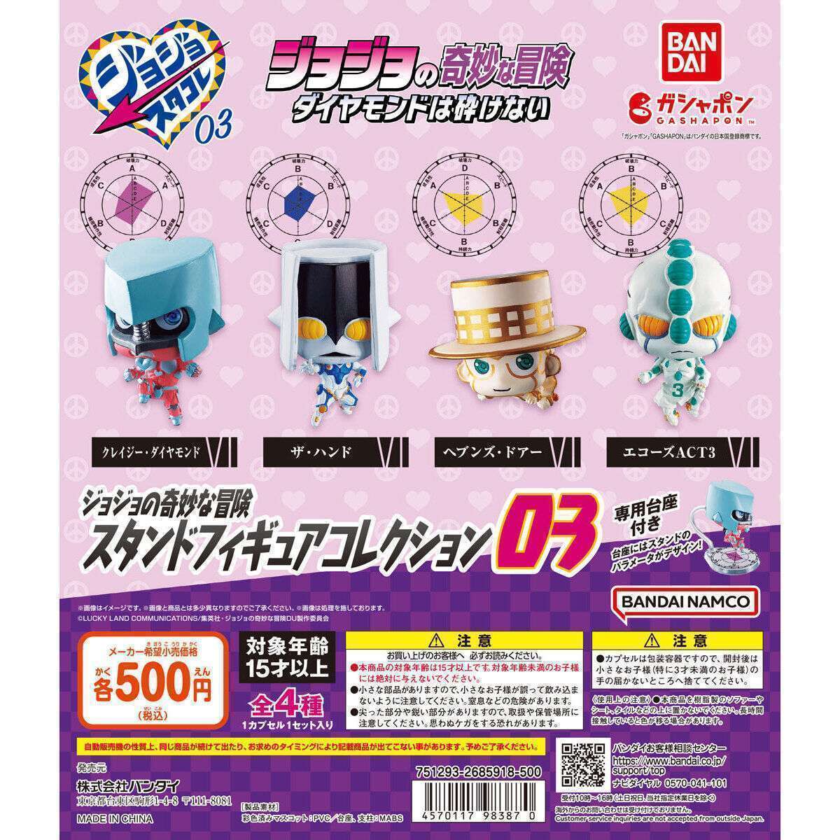 ジョジョの奇妙な冒険 スタンドフィギュアコレクション03