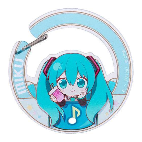 初音ミク カプセルアクリルカラビナ