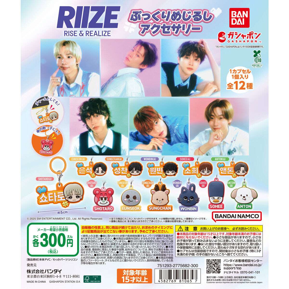 RIIZE ぷっくりめじるしアクセサリー