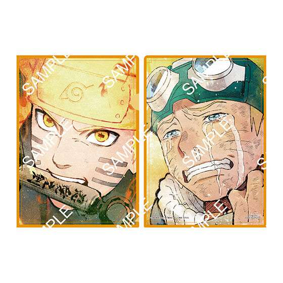 【ジャンボカードダスフラットガシャポン】NARUTO -ナルト- 疾風伝 ミニクリアファイル