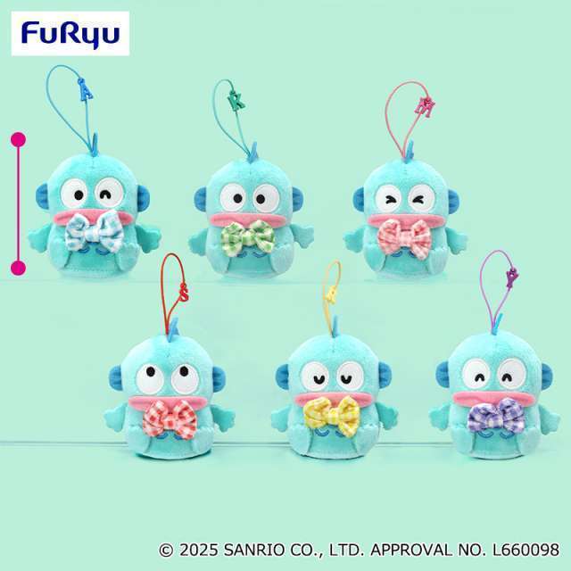 ハンギョドン イニシャルチャーム付きいろんな表情マスコット
