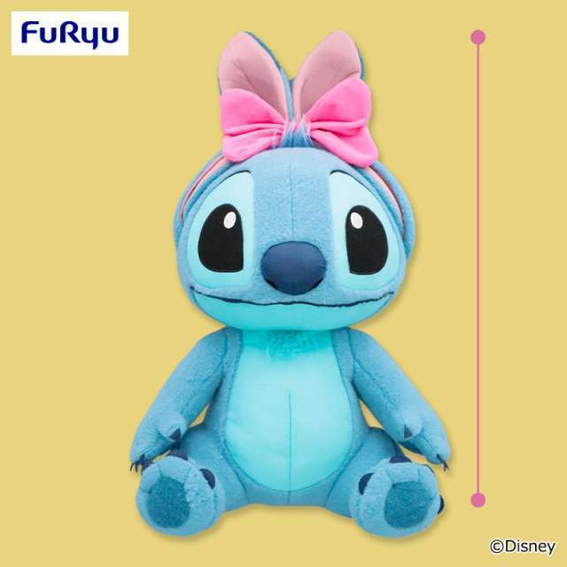 ディズニー スティッチ うさ耳むすび V-BIG ぬいぐるみ
