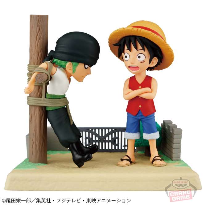 ワンピース ワールドコレクタブルフィギュア ログストーリーズ-モンキー・D・ルフィ＆ロロノア・ゾロ-
