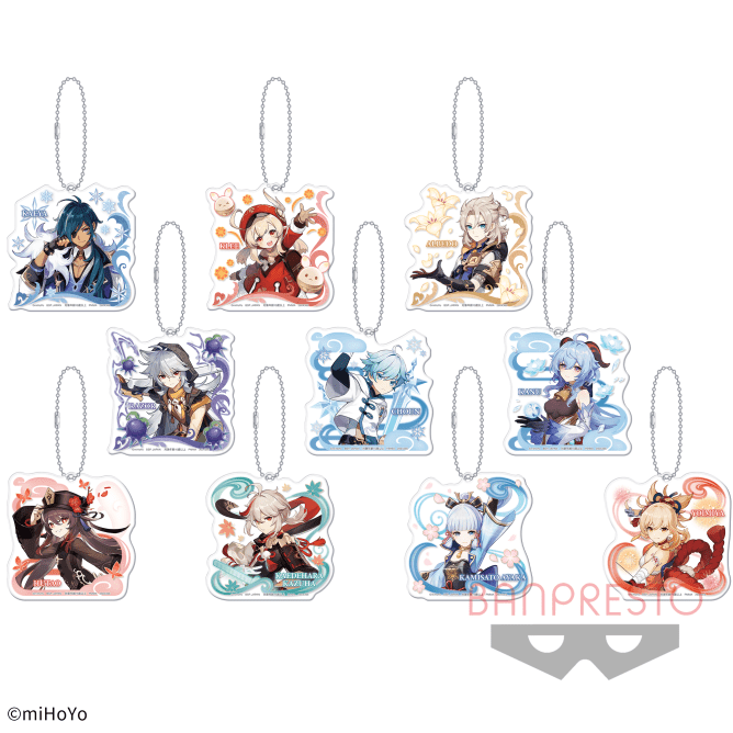原神 アクリルプレートキーホルダー~稲妻登場~