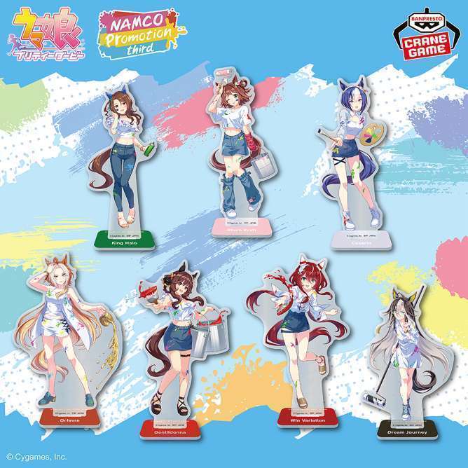 ウマ娘 プリティーダービー スタンド付きビッグアクリルプレート~ペインタースタイル~vol.3