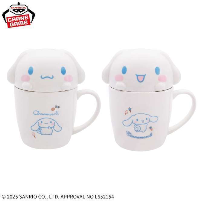 サンリオキャラクターズ フタ付きマグカップ-シナモロール-