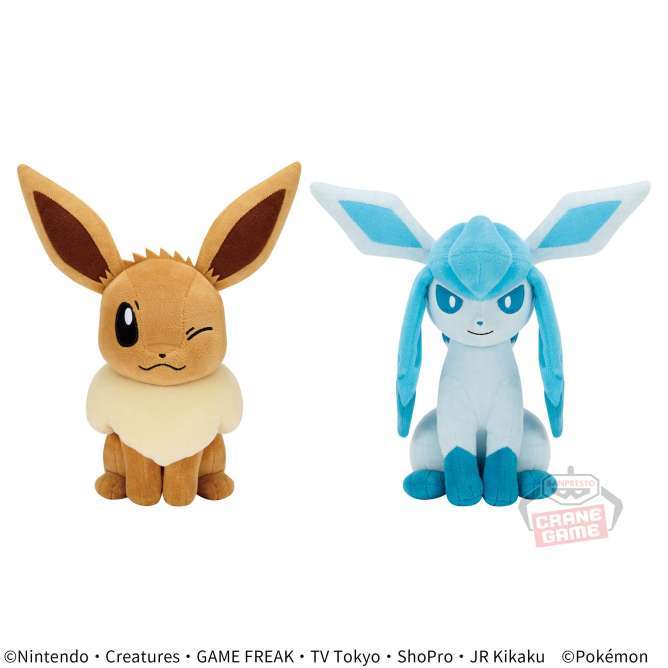 ポケットモンスター もふぐっとぬいぐるみ「イーブイフレンズ」~イーブイ・グレイシア~