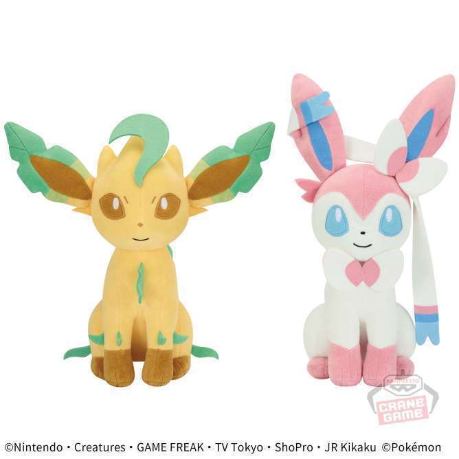 ポケットモンスター もふぐっとぬいぐるみ「イーブイフレンズ」~リーフィア・ニンフィア~