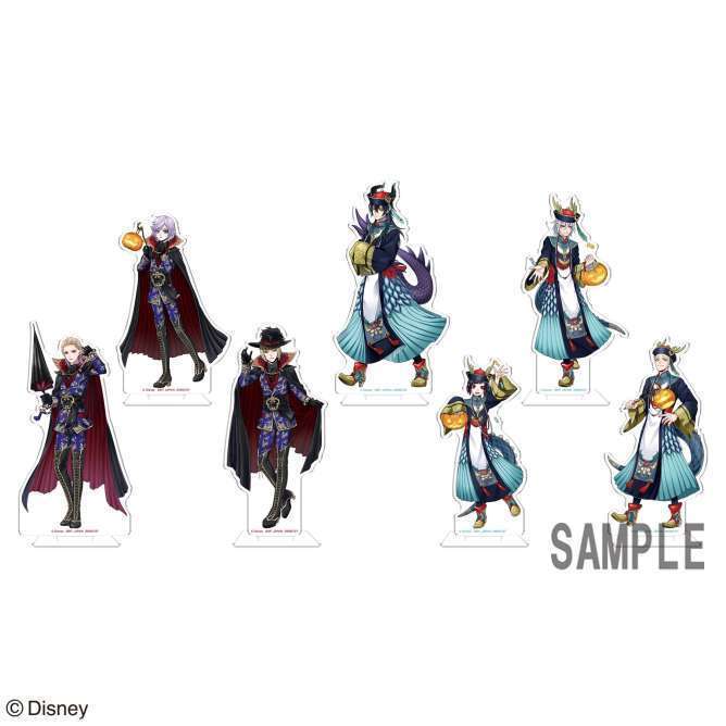 ディズニー ツイステッドワンダーランド スタンド付きアクリルプレート~スケアリー・モンスターズ!~vol.3