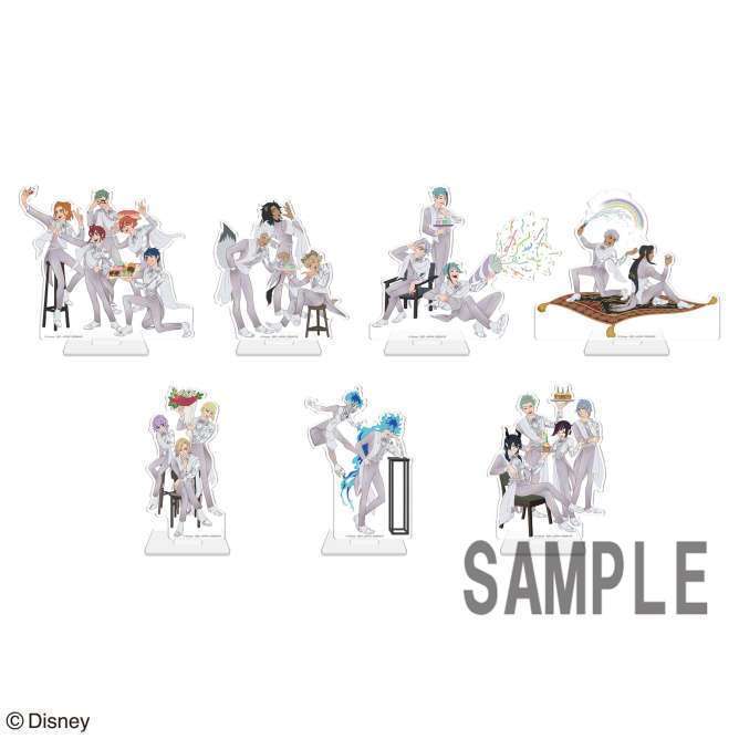 ディズニー ツイステッドワンダーランド スタンド付きアクリルプレート~Disney100~