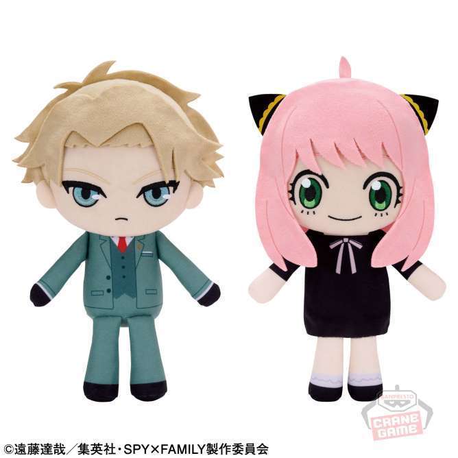 SPY×FAMILY もふぐっと ぱたぱたフレンズぬいぐるみ～ロイド・フォージャー、アーニャ・フォージャー～