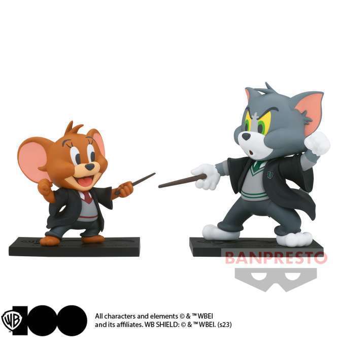 トムとジェリー フィギュアコレクション~Slytherin Tom and Gryffindor Jerry~WB100周年ver.