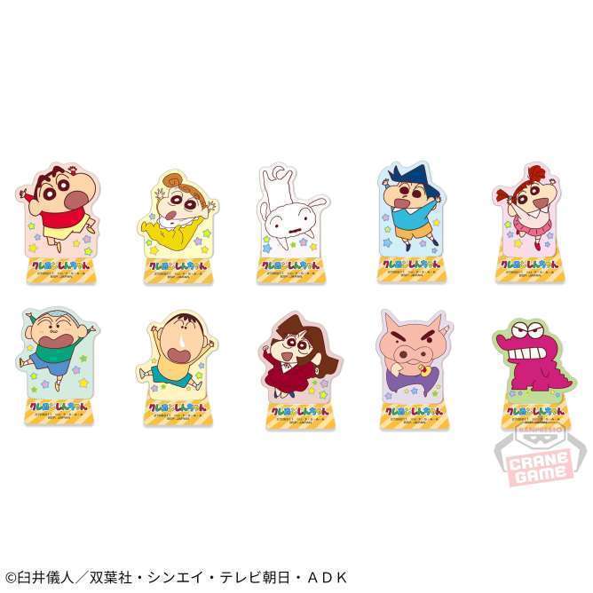 クレヨンしんちゃん アクリルスタンド-おなかまオールスターだゾ-