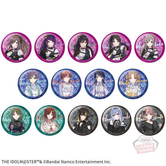 アイドルマスター シャイニーカラーズ グリッター缶バッジvol.4