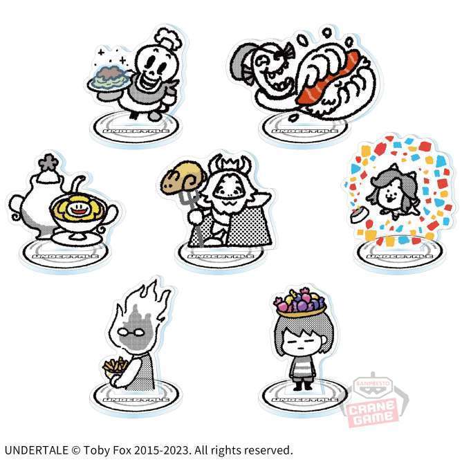 UNDERTALE スタンド付きアクリルプレート～FOOD DESIGN～vol.2