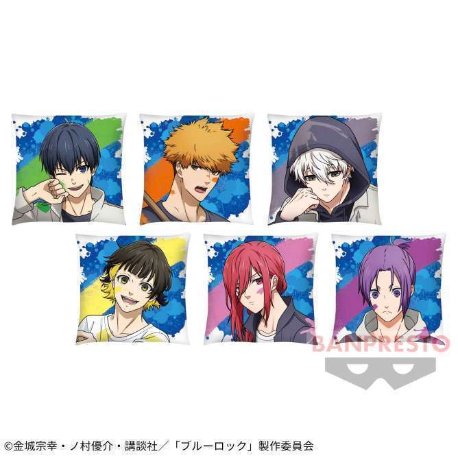 TVアニメ『ブルーロック』 スクエアクッション~GiGOのお店セガのお店限定~