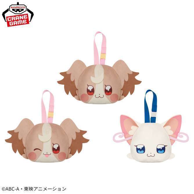 わんだふるぷりきゅあ! ストラップ付き顔型ぬいぐるみポーチ