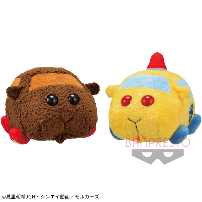 PUI PUI モルカー ほっこりいやされ でっかいぬいぐるみ~テディ&パトモルカー~