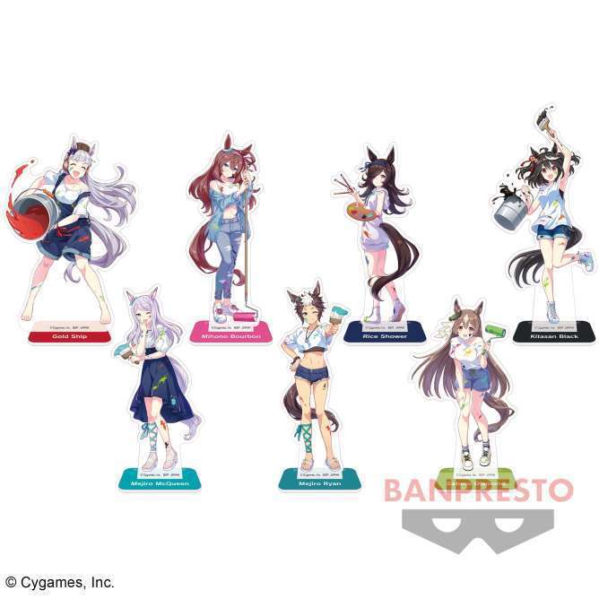 ウマ娘 プリティーダービー スタンド付きビッグアクリルプレート~ペインタースタイル~