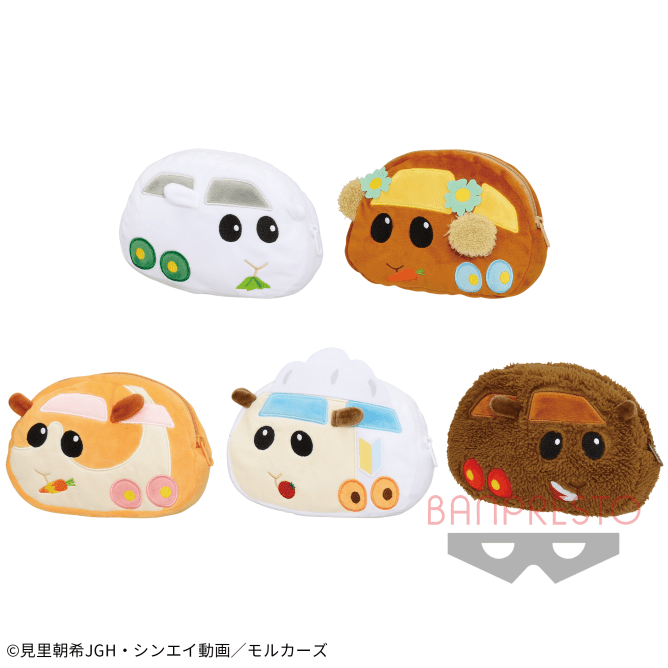 PUI PUI モルカー ぬいぐるみポーチ