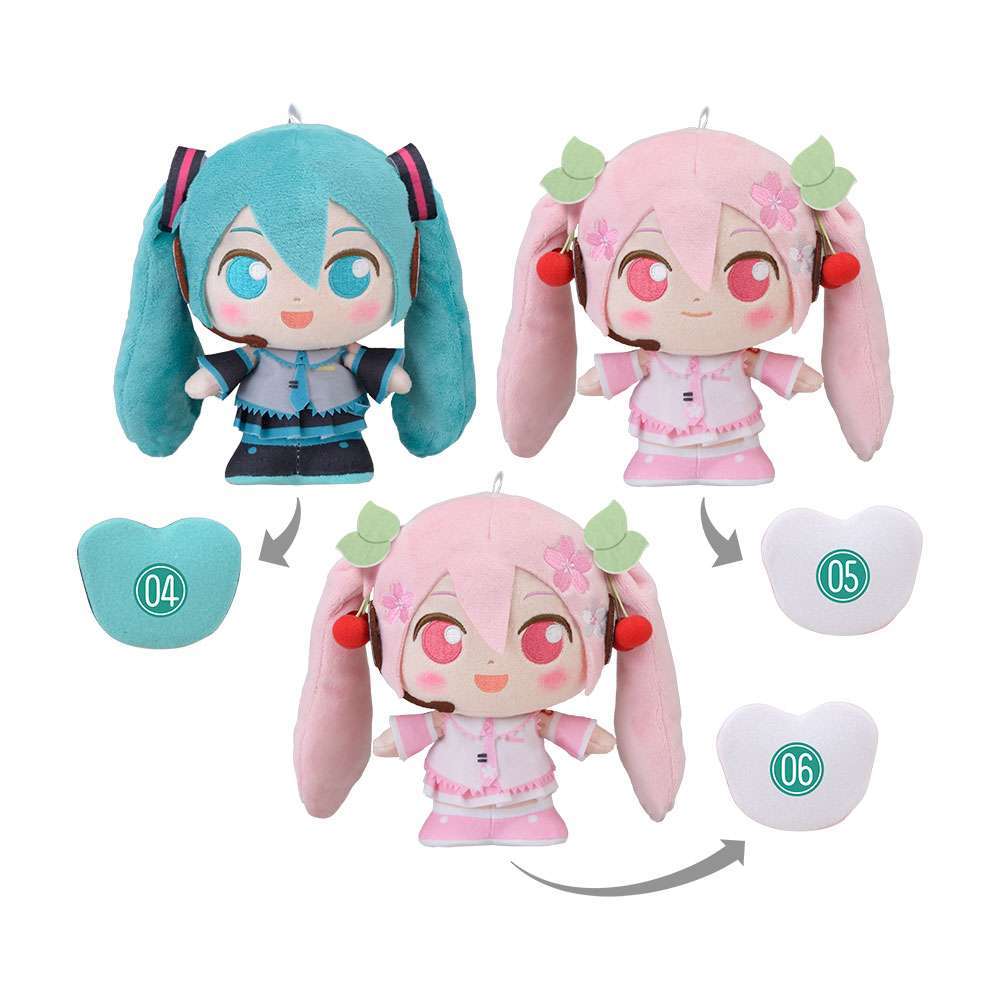 初音ミクシリーズ moipon モアプラスぬいぐるみ初音ミク&桜ミク