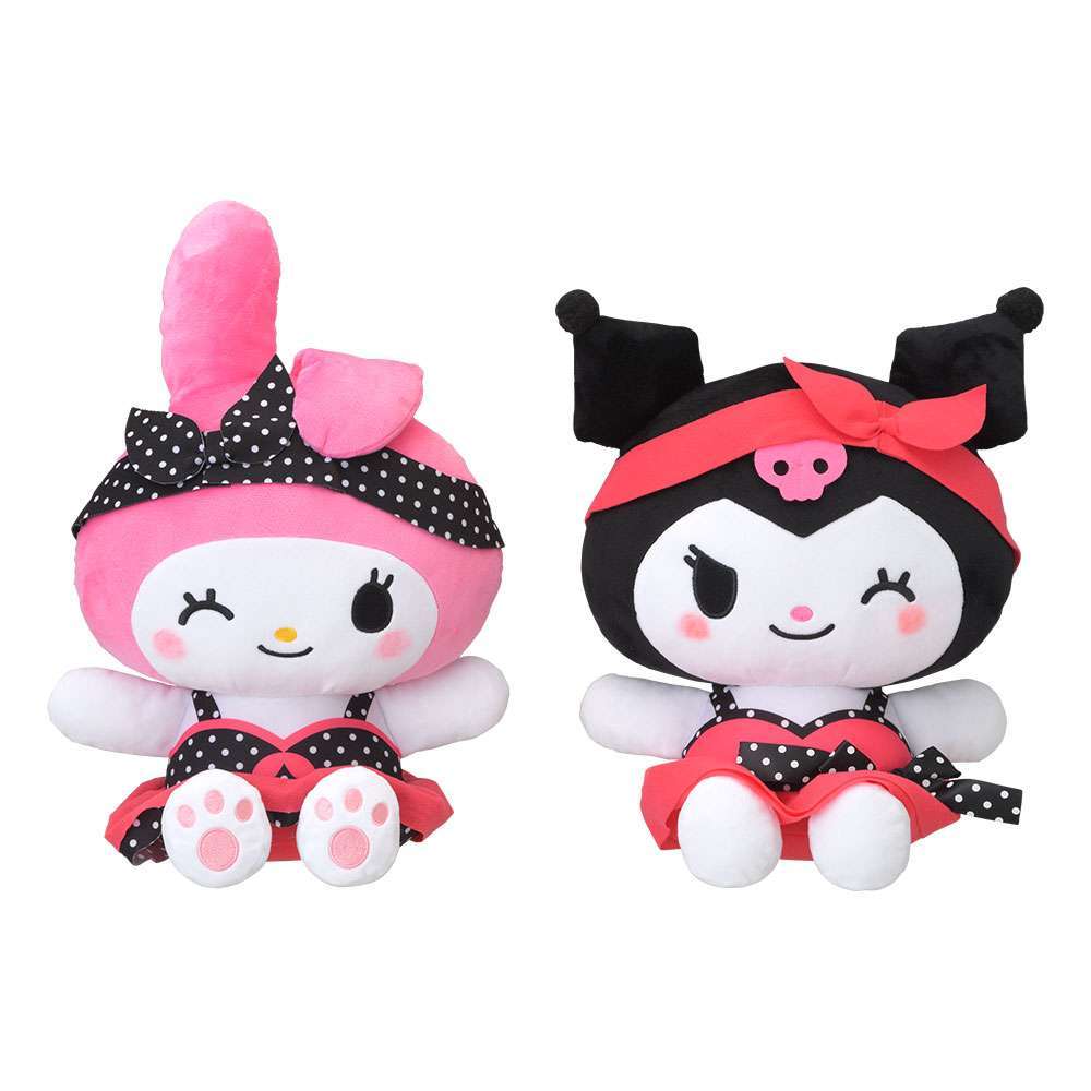 ゆるかわ　サンリオキャラクターズ　スペシャル50'sファッションぬいぐるみマイメロディ・クロミ