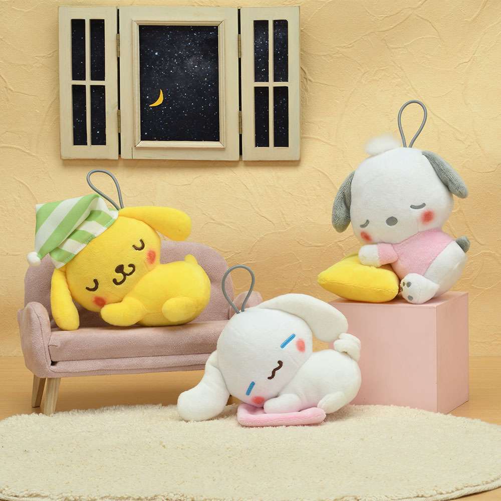 ゆるかわ　サンリオキャラクターズ　すやすやどり～むぬいぐるみ