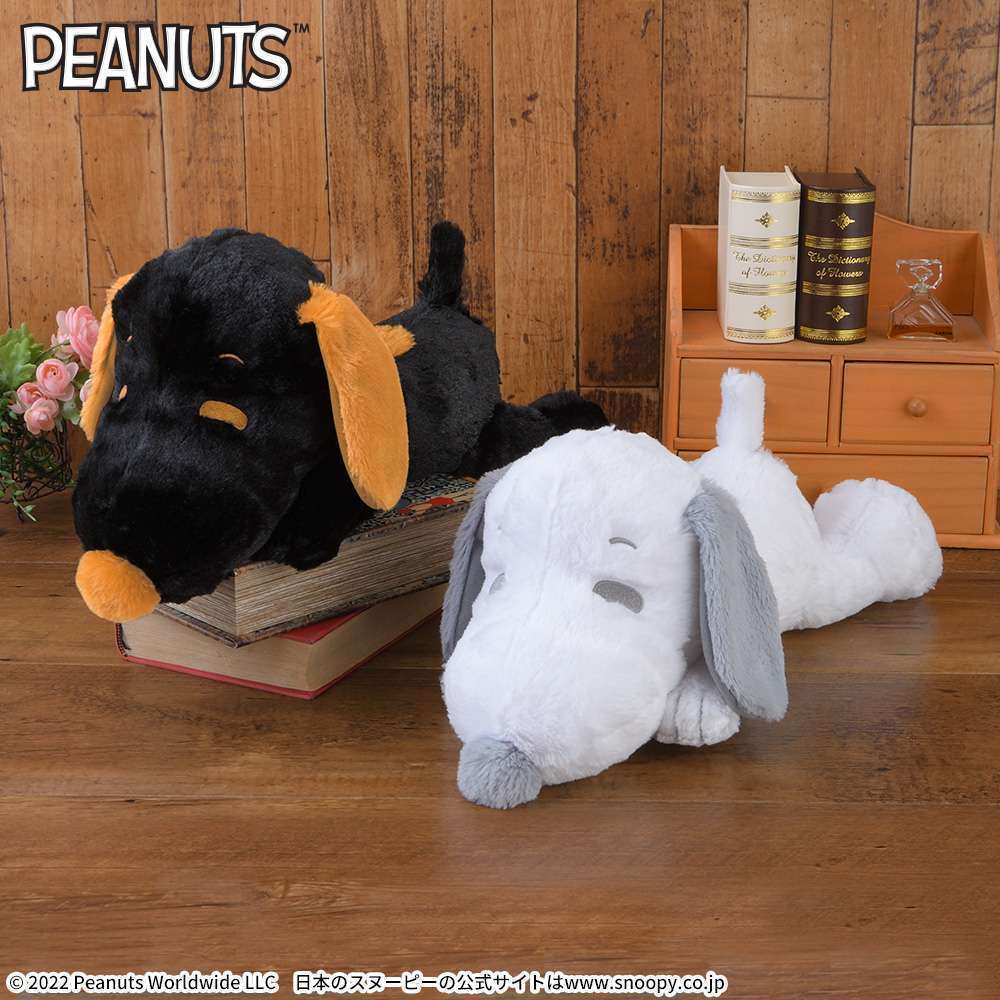 SNOOPY™ 寝そべり スペシャルぬいぐるみ~ブラック&ホワイト~