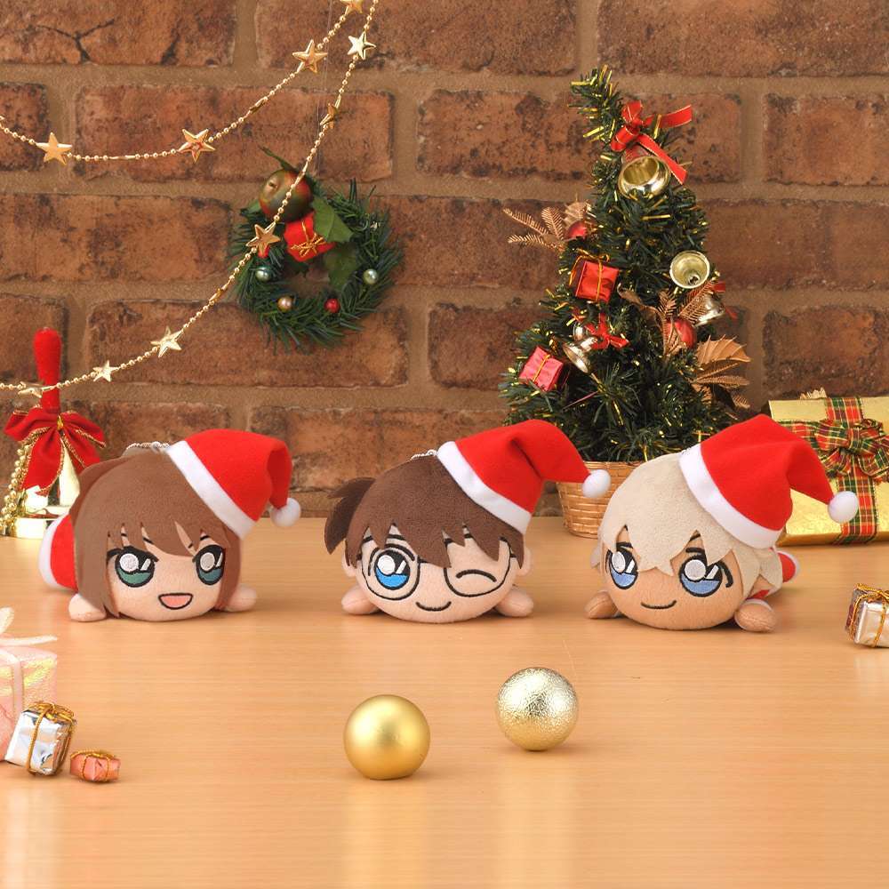 名探偵コナン　寝そべり　モアプラスぬいぐるみクリスマス