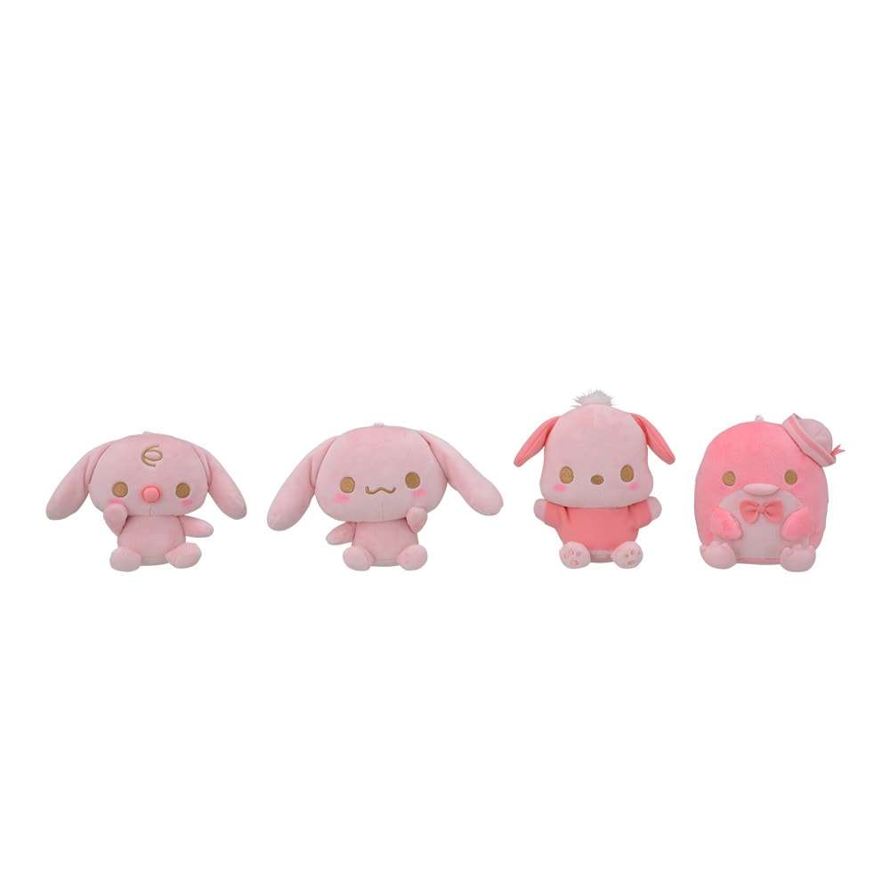 ゆるかわ　サンリオキャラクターズ　ハピネスピンクぬいぐるみ