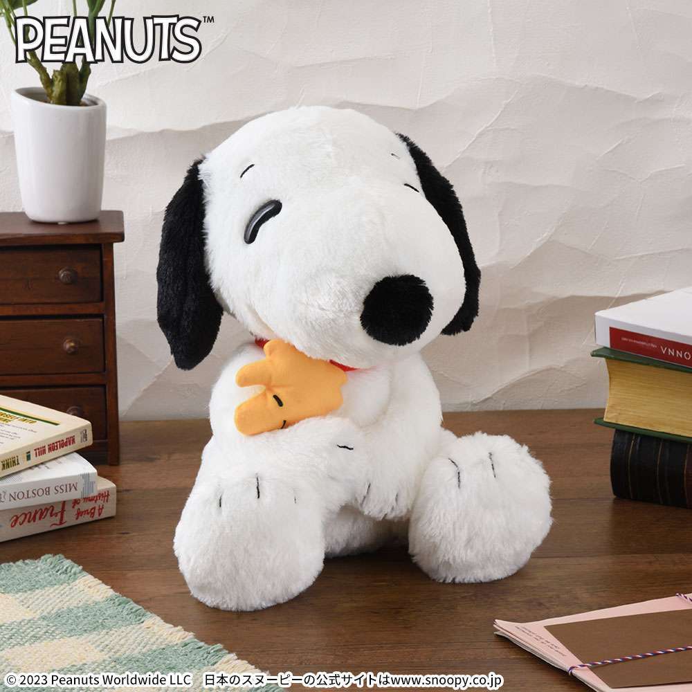 SNOOPY™ Lぬいぐるみ “スヌーピー&ウッドストック ハグ