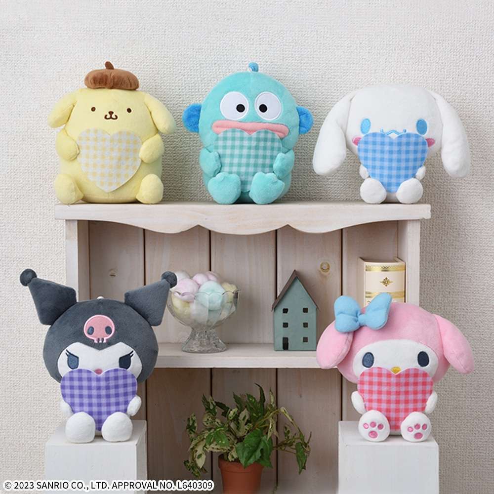 サンリオキャラクターズ　おたきゅん　ぬいぐるみ　～ハグ缶バッジ～