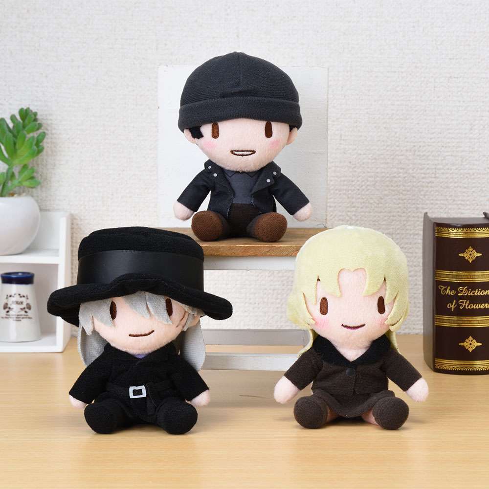 名探偵コナン　ふわぷち　ミニぬいぐるみ“赤井&ジン&ベルモット