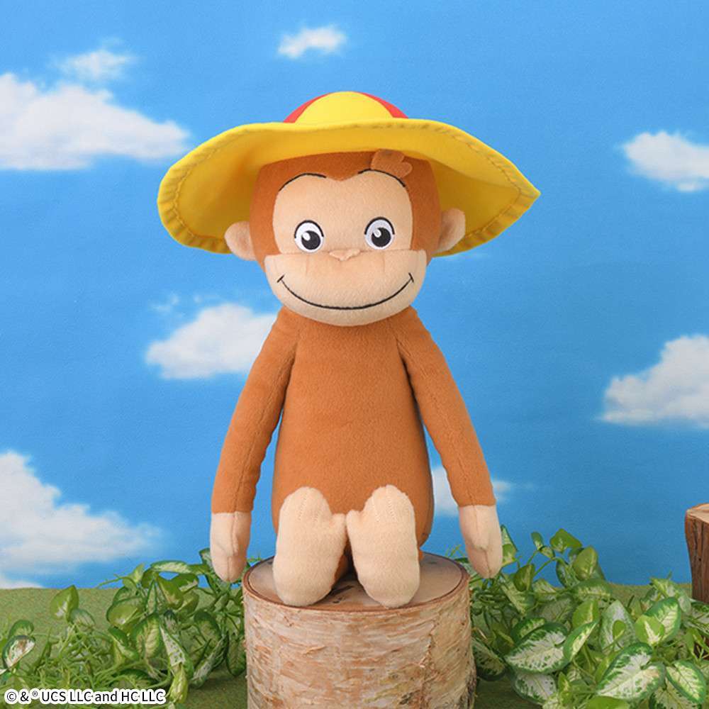 おさるのジョージ Lぬいぐるみ ~おおきなぼうし~