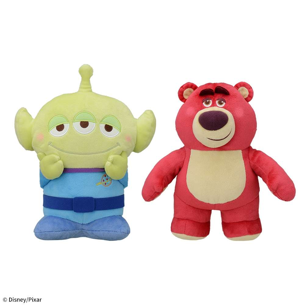 トイ・ストーリー 赤いほっぺ Mぬいぐるみ ねむ目Ver. “ロッツォ&エイリアン