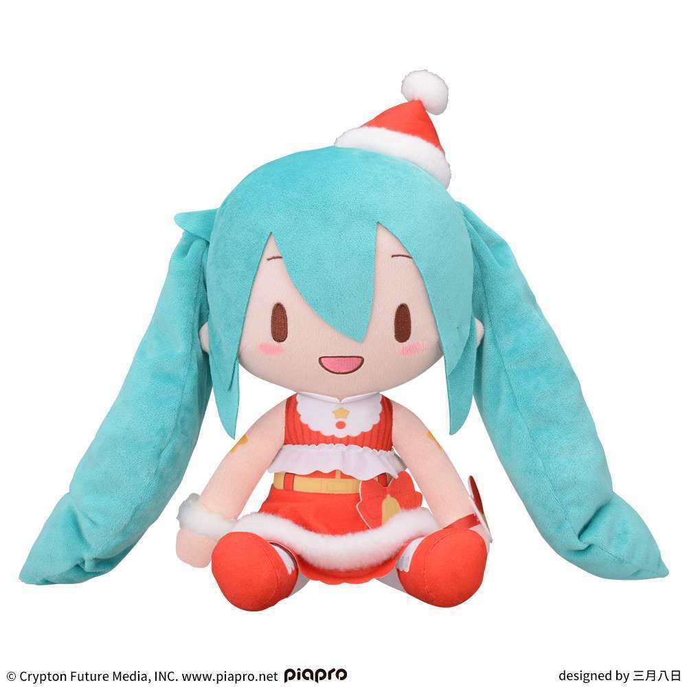 初音ミクシリーズ ふわぷち Lぬいぐるみ初音ミククリスマス2023