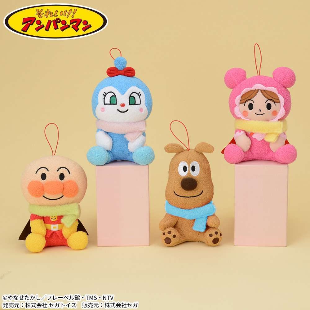 それいけ!アンパンマン ころふわ マフラーぬいぐるみ