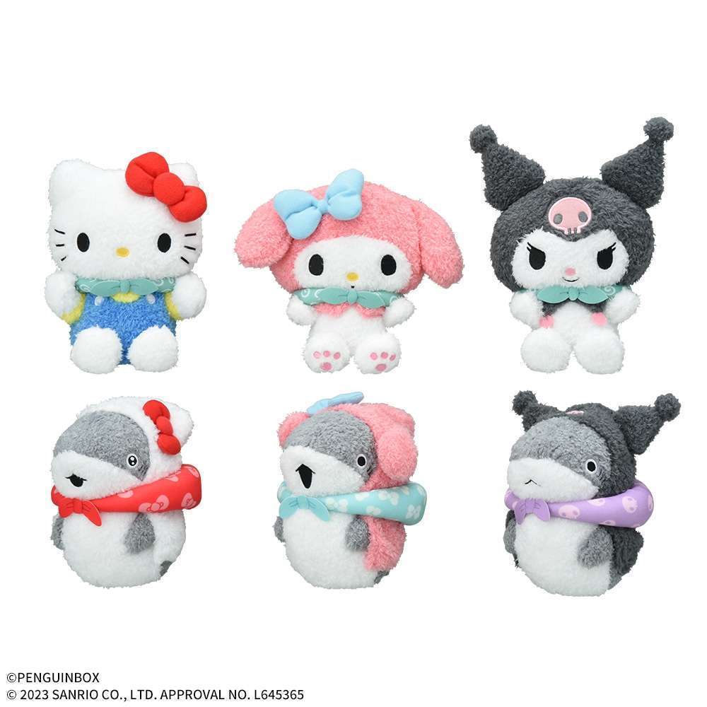 おでかけ子ザメ×サンリオキャラクターズ ぬいぐるみ Vol.1