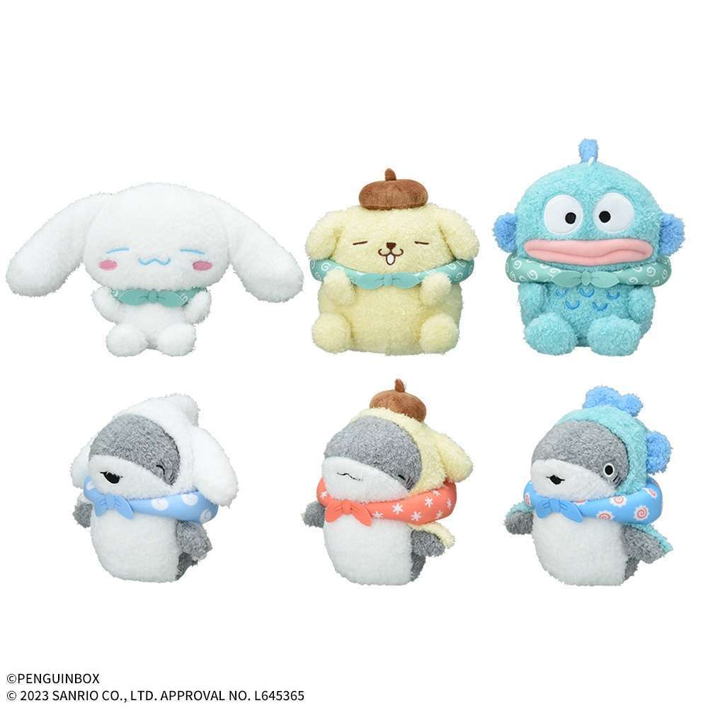 おでかけ子ザメ×サンリオキャラクターズ ぬいぐるみ Vol.2