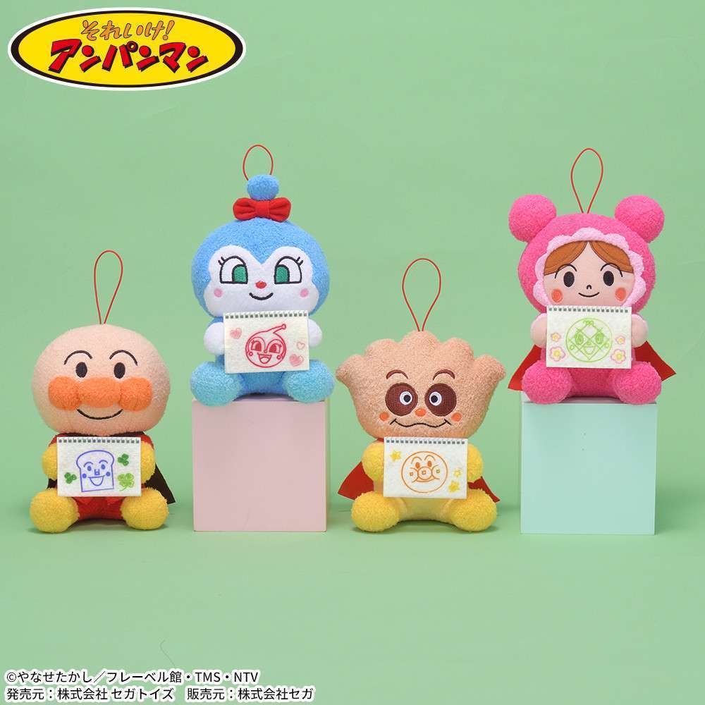 それいけ!アンパンマン ころふわ みんなでおえかきぬいぐるみ